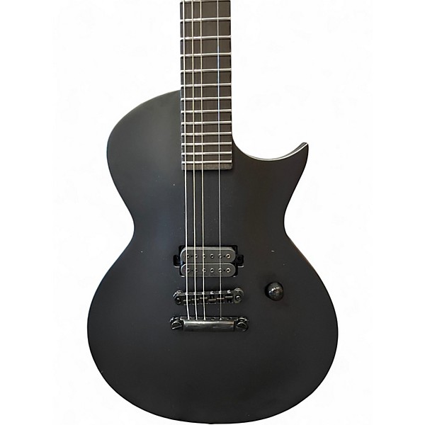 Used ESP LTD EC-BLACK METAL Flat Black Solid Body Electric Guitar