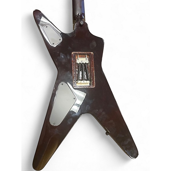 Used Dean ML Select Flame Top Trans Brazilia FLAMP TOP Solid Body Electric Guitar