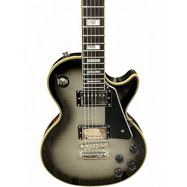 Used Epiphone Les Paul Custom Pro SILVER BURST Solid Body Electric Guitar