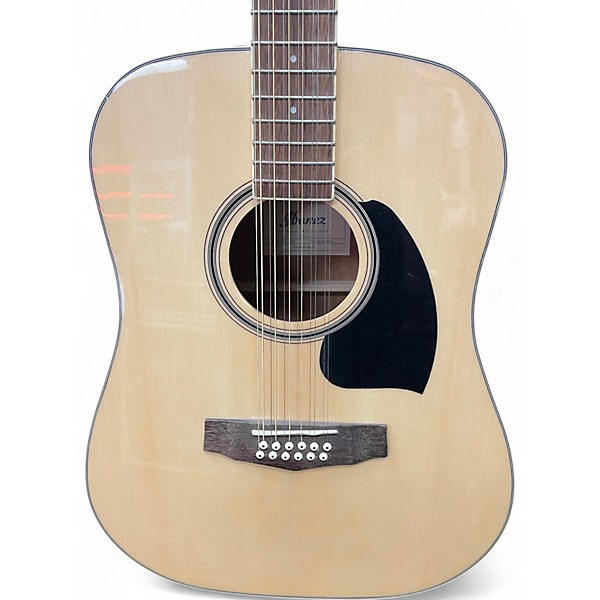Used Ibanez PF1512 Natural 12 String Acoustic Guitar