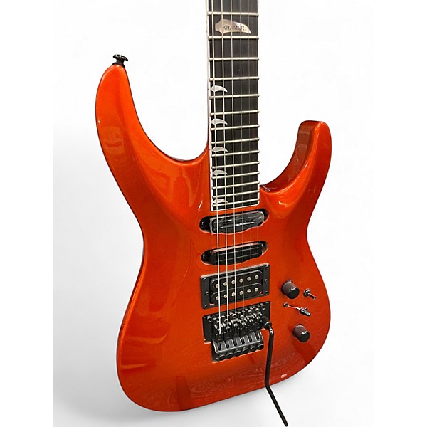 Used Kramer SM1 ORANGE CRUSH Solid Body Electric Guitar