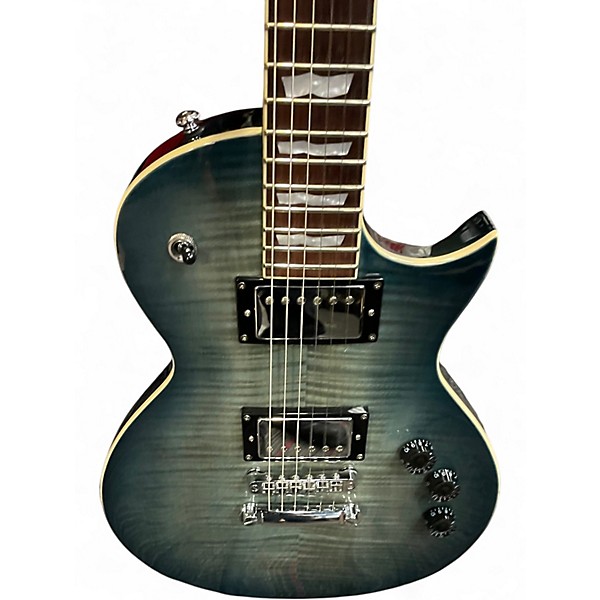 Used ESP LTD EC-256 Blue Burst Solid Body Electric Guitar