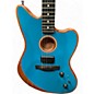 Used Fender AMERICAN ACOUSTASONIC JAZZMASTER Ocean Turquoise Acoustic Electric Guitar