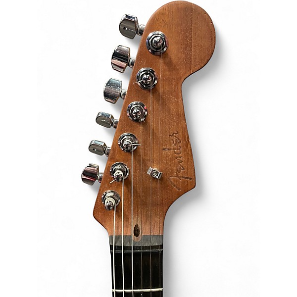 Used Fender AMERICAN ACOUSTASONIC JAZZMASTER Ocean Turquoise Acoustic Electric Guitar