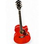 Used Gretsch Guitars G5022CE Rancher Jumbo Trans Orange Acoustic Electric Guitar thumbnail