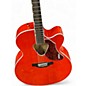 Used Gretsch Guitars G5022CE Rancher Jumbo Trans Orange Acoustic Electric Guitar