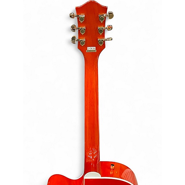 Used Gretsch Guitars G5022CE Rancher Jumbo Trans Orange Acoustic Electric Guitar