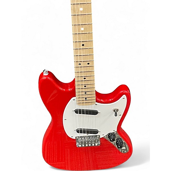 Used Squier Bullet Mustang HH red Solid Body Electric Guitar