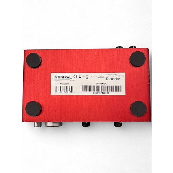 Used Focusrite Scarlett 2i2 Audio Interface
