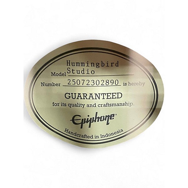 Used Epiphone HUMMINGBIRD STUDIO Sienna Sunburst Acoustic Electric Guitar