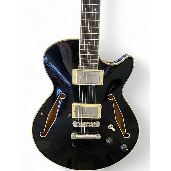 Used D'Angelico Excel SS Tour Black Hollow Body Electric Guitar