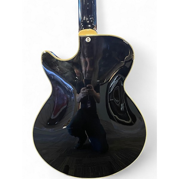 Used D'Angelico Excel SS Tour Black Hollow Body Electric Guitar