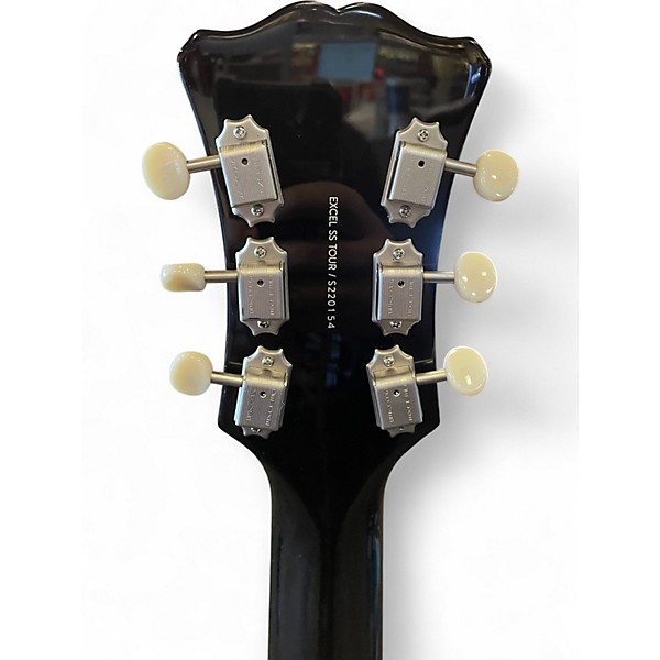 Used D'Angelico Excel SS Tour Black Hollow Body Electric Guitar