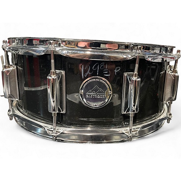 Used Eastrock 14X5.5 Metal Snare Black Drum
