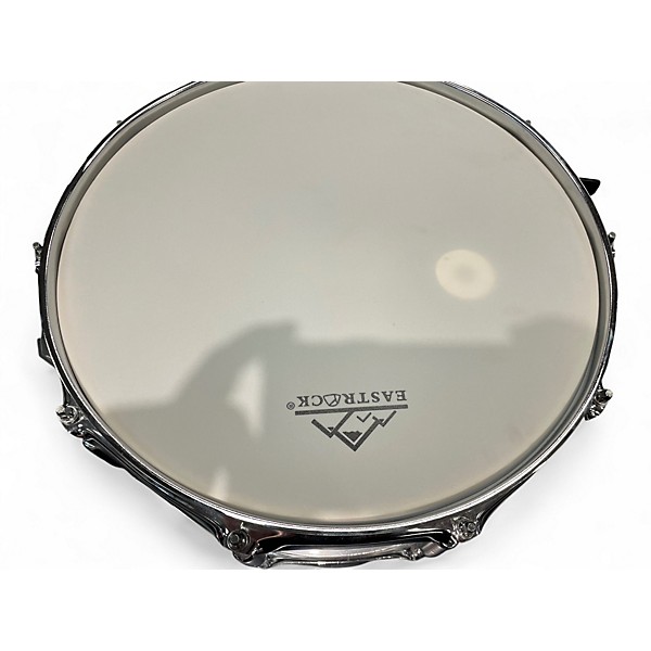 Used Eastrock 14X5.5 Metal Snare Black Drum