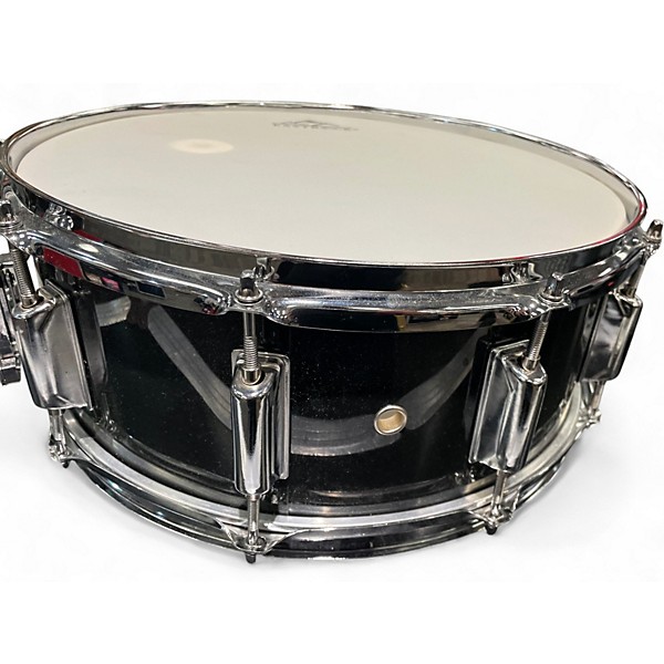 Used Eastrock 14X5.5 Metal Snare Black Drum