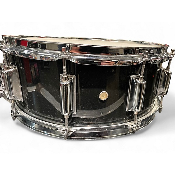 Used Eastrock 14X5.5 Metal Snare Black Drum