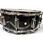 Used Eastrock 14X5.5 Metal Snare Black Drum