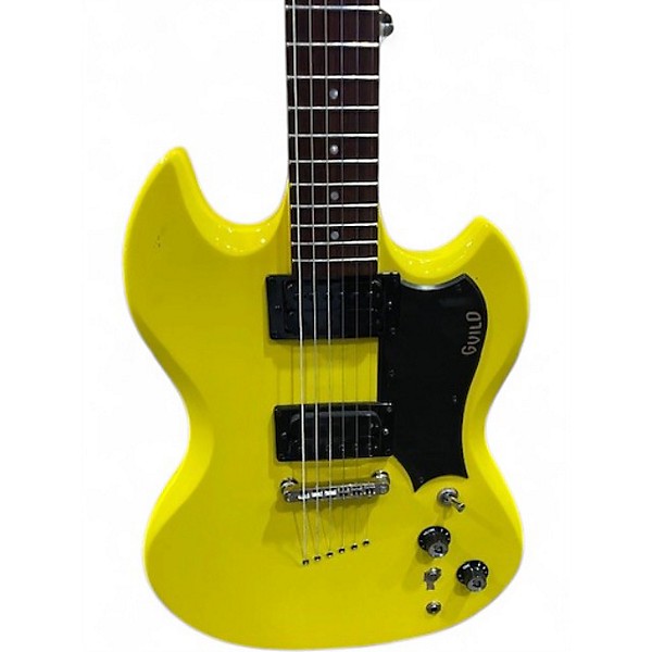 Used Guild Polara Yellow Solid Body Electric Guitar
