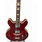 Vintage 1972 Ventura V1002 Trans Red Hollow Body Electric Guitar