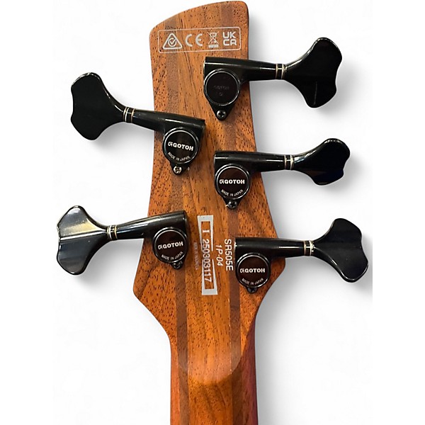 Used Ibanez SR505E Aurora Burst Electric Bass Guitar