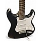 Used Squier Standard Stratocaster Black Solid Body Electric Guitar