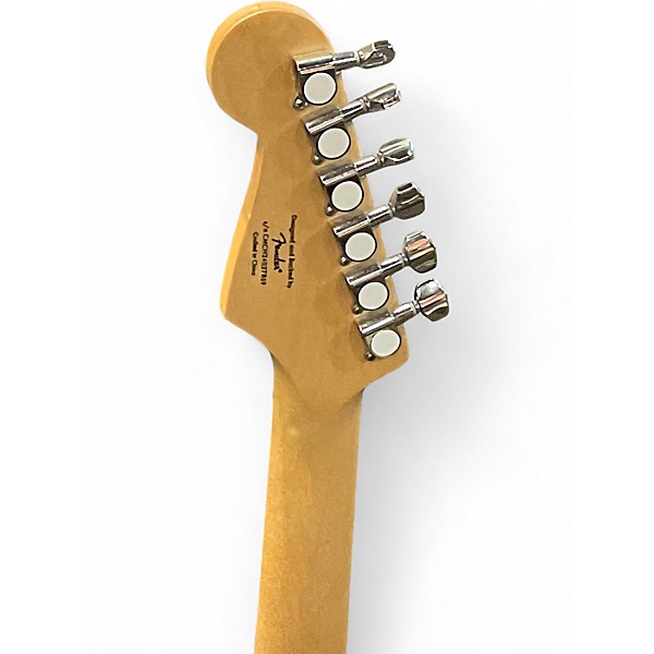 Used Squier Standard Stratocaster Black Solid Body Electric Guitar