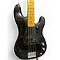 Used Fender 2018 LTD 58 PBASS JRN - ABLK Black Electric Bass Guitar