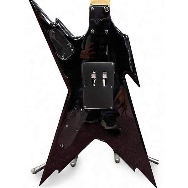 Used Dean Dimebag Razorback Black Solid Body Electric Guitar