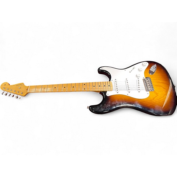 Used Fender Custom LTD 70TH ANNIVERSARY 1954 STRATOCASTER TCP Wide Fade 2-Color Sunburst Solid Body Electric Guitar