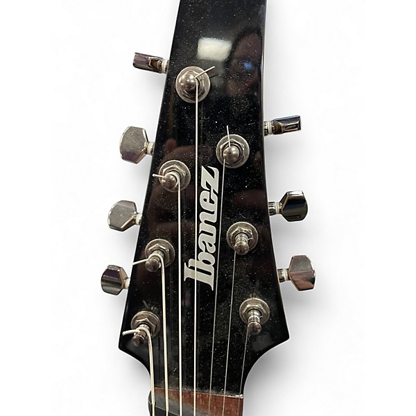 Used Ibanez RGMS7 Black Solid Body Electric Guitar