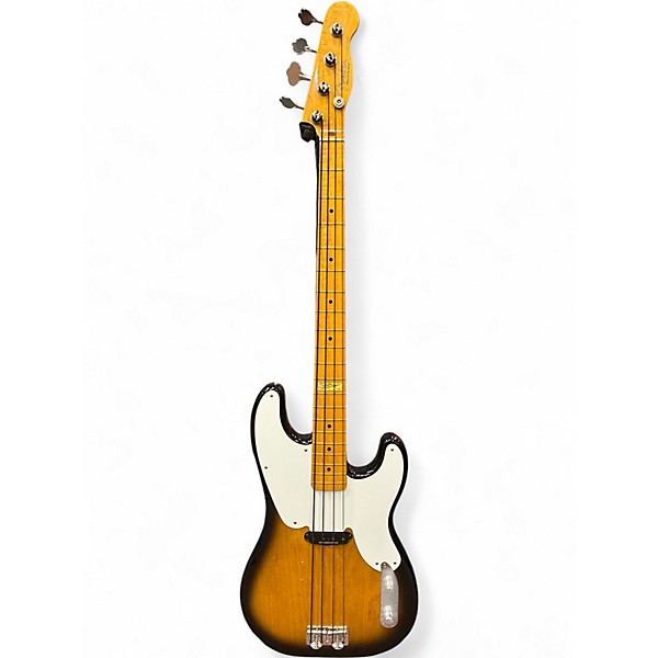 Used Fender Percision Bass Sting Signiture 2 Tone Sunburst Electric Bass Guitar