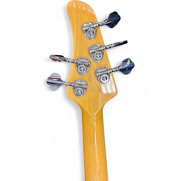 Used Schecter Guitar Research J-5 Diamond series EMG 2 Tone Sunburst Electric Bass Guitar