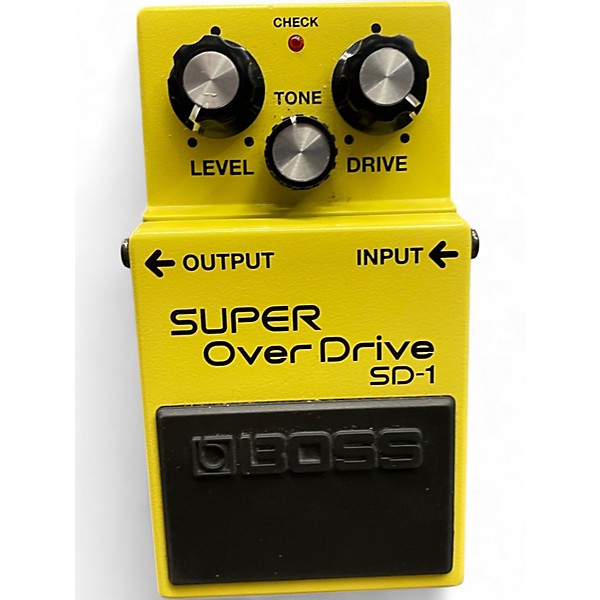 Used BOSS SD1 Super Overdrive Effect Pedal