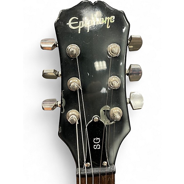 Used Epiphone SG Black Solid Body Electric Guitar