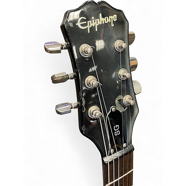 Used Epiphone SG Black Solid Body Electric Guitar