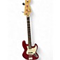 Used Squier Affinity Jazz Bass Candy Apple Red Electric Bass Guitar thumbnail