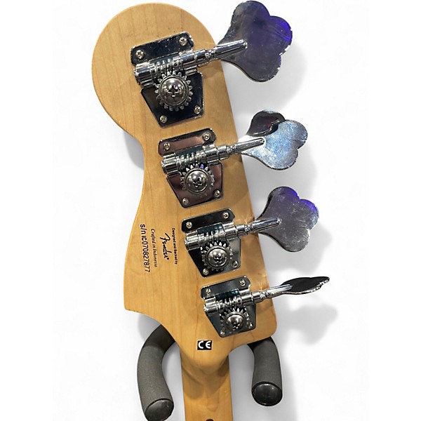 Used Squier Affinity Jazz Bass Candy Apple Red Electric Bass Guitar