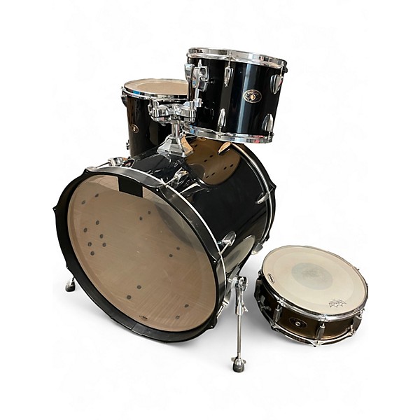 Used TAMA 4 Piece Imperialstar BLACK Drum Kit