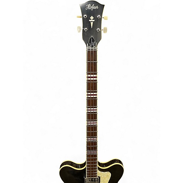 Used Hofner 500/7 Trans Black Electric Bass Guitar