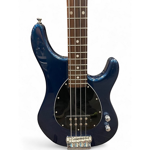 Used Sterling by Music Man SB14 Midnight Blue Electric Bass Guitar