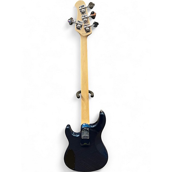 Used Sterling by Music Man SB14 Midnight Blue Electric Bass Guitar