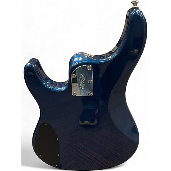 Used Sterling by Music Man SB14 Midnight Blue Electric Bass Guitar