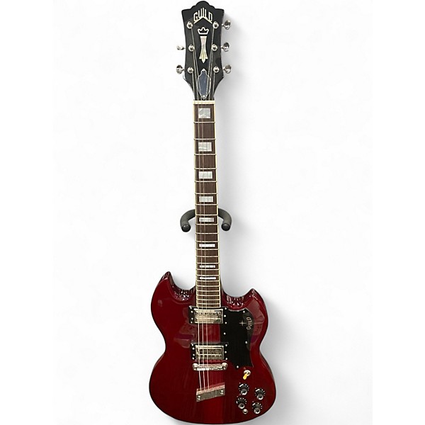 Used Guild Polara S100 Cherry Red  Solid Body Electric Guitar