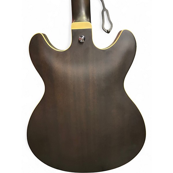 Used Ibanez AS53 TKF Trans Black Hollow Body Electric Guitar