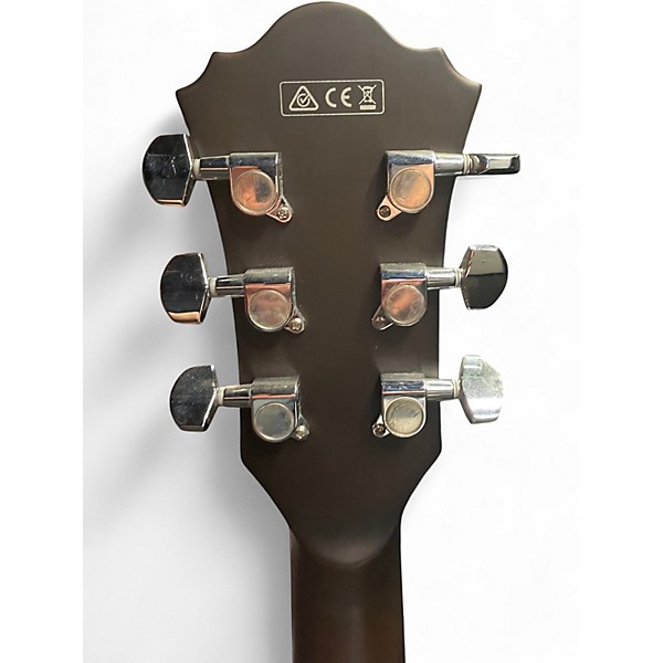 Used Ibanez AS53 TKF Trans Black Hollow Body Electric Guitar