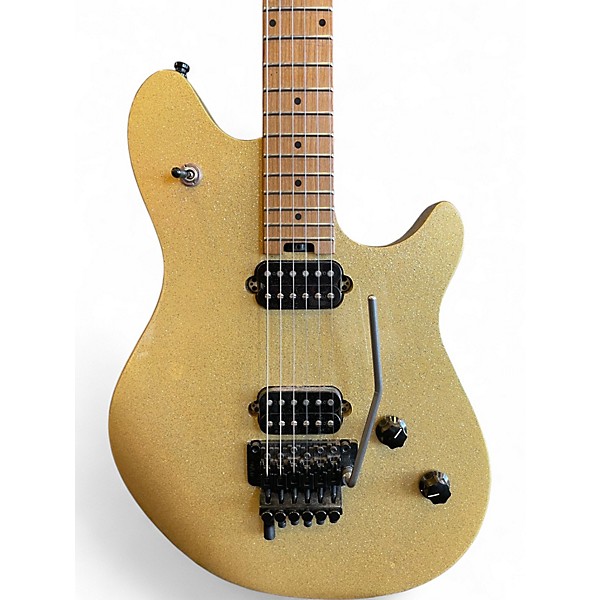 Used EVH Wolfgang Standard GOLD SPARKLE Solid Body Electric Guitar