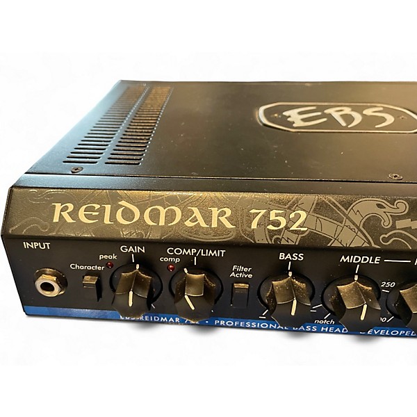 Used EBS RELDMAR 752 Bass Amp Head