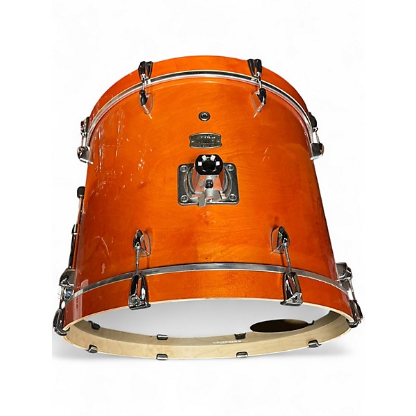 Used Yamaha 5 Piece Stage Custom Orange Drum Kit