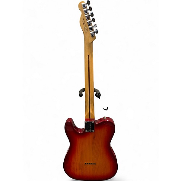 Used 2017 Fender Special Edition Deluxe Ash Telecaster Cherry Sunburst Solid Body Electric Guitar